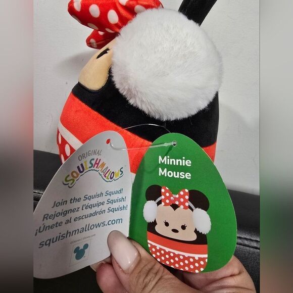 Lot of two Disney Minnie Mouse 8" Squishmallows Plush toys, New - Picture 5 of 9